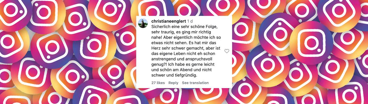Nutzer-Kommentar | Quelle: Instagram/inallerfreundschaft_official