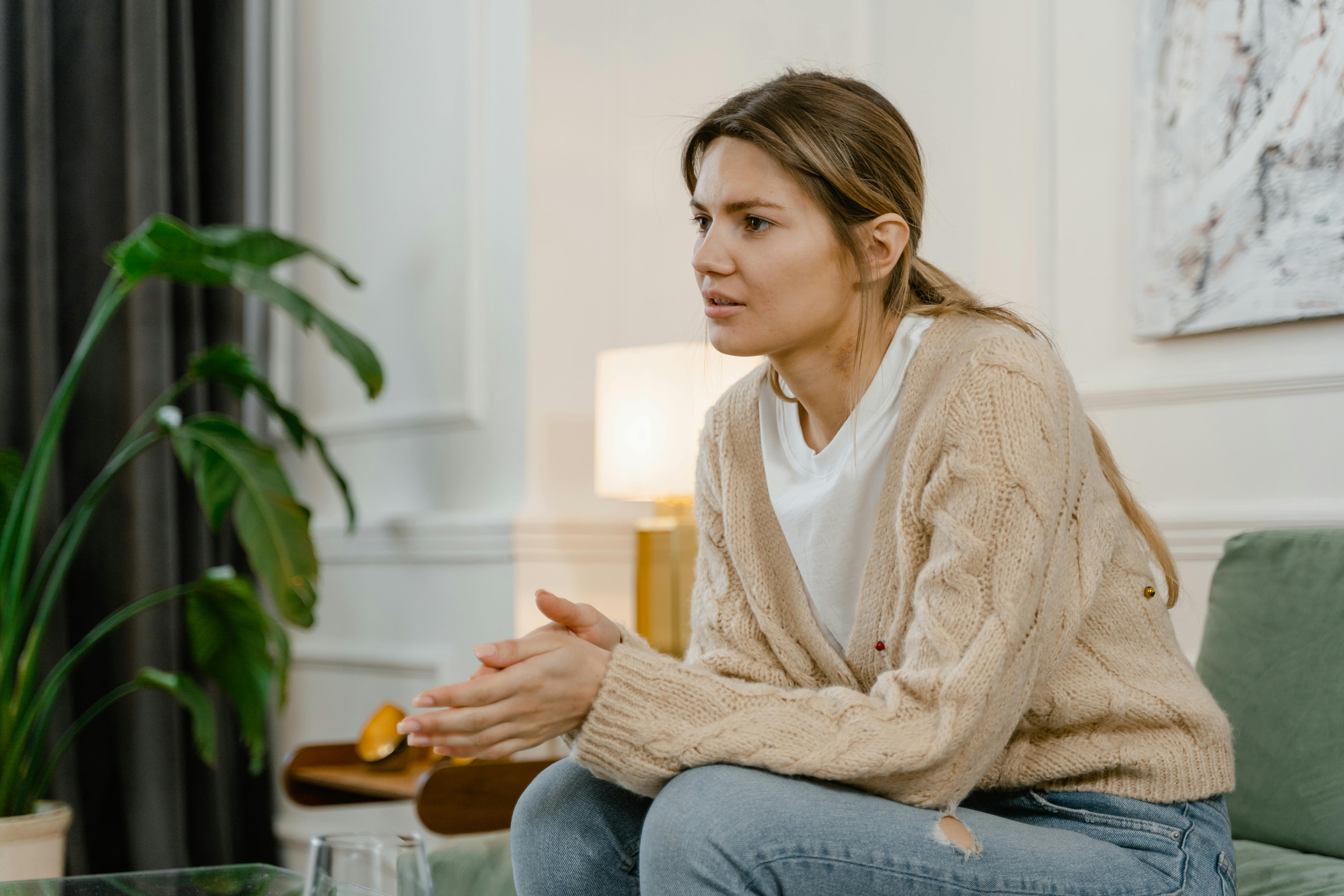 Eine unglückliche Frau | Quelle: Pexels