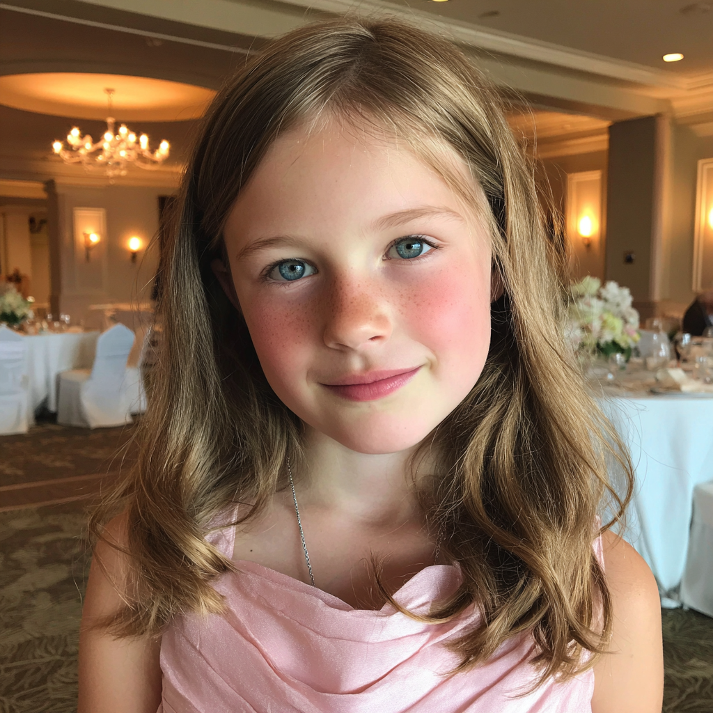 Ein lächelndes kleines Mädchen | Quelle: Midjourney