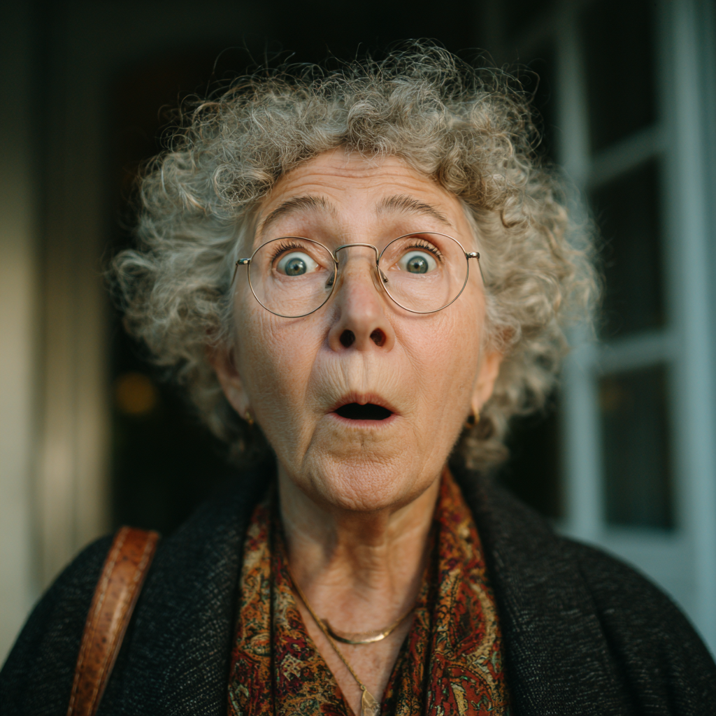 Eine schockierte Frau | Quelle: Midjourney