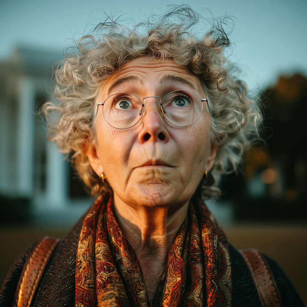 Eine emotionale Frau, die weggeht | Quelle: Midjourney