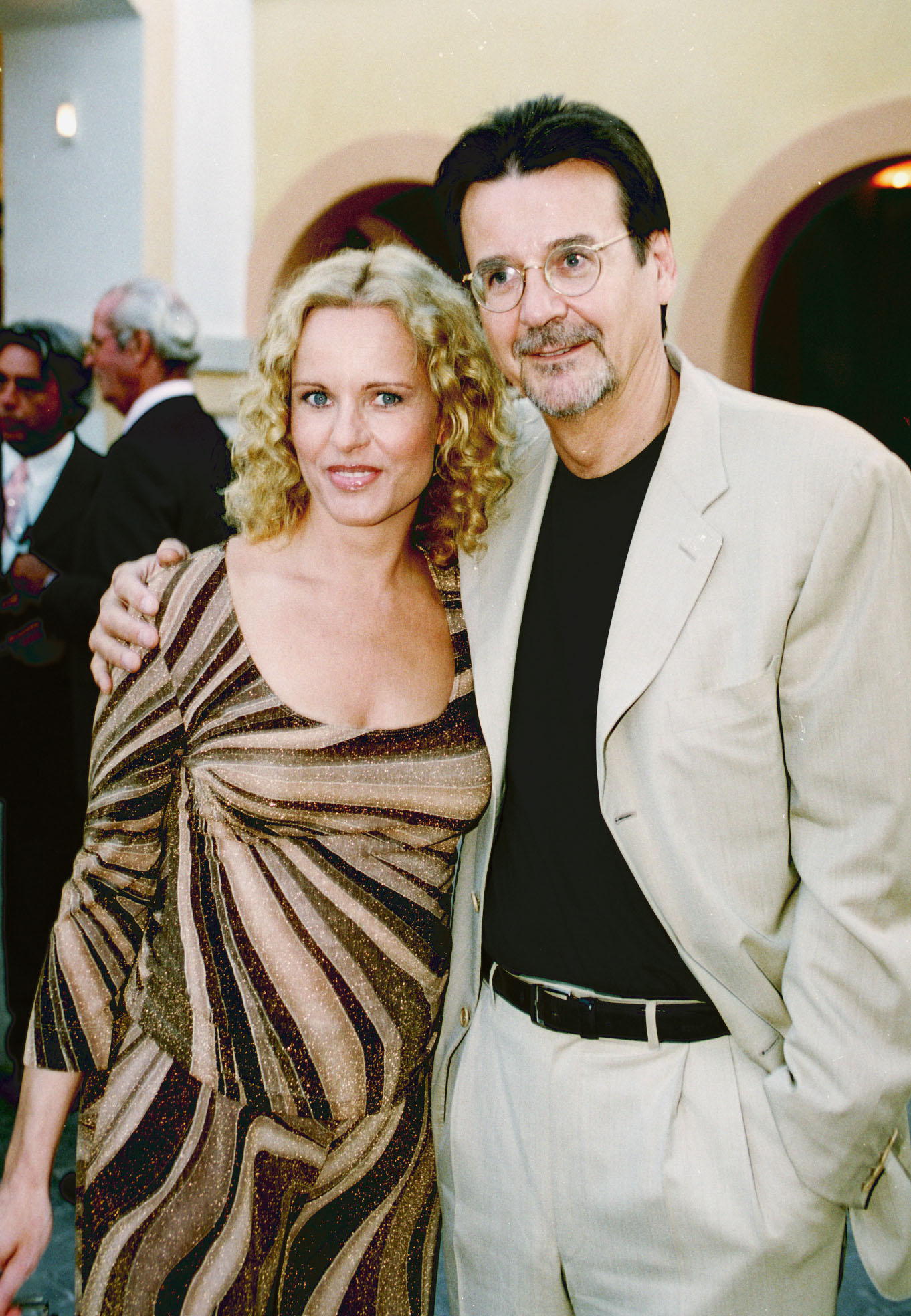 Katja Burkard und Hans Mahr bei der Dorint Gala 2001 auf Mallorca | Quelle: GettyImages