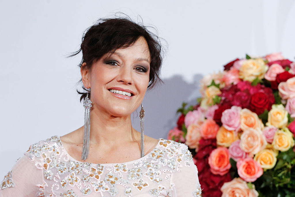 Miriam Pielhau ist am 30. April beim Rosenball 2016 in Berlin | Quelle: Getty Images