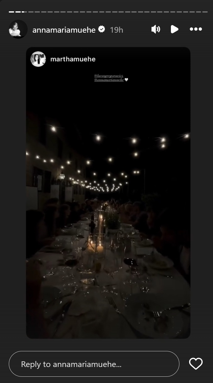 Screenshots der Stories der Schauspielerin | Quelle: Instagram/annamariamuehe