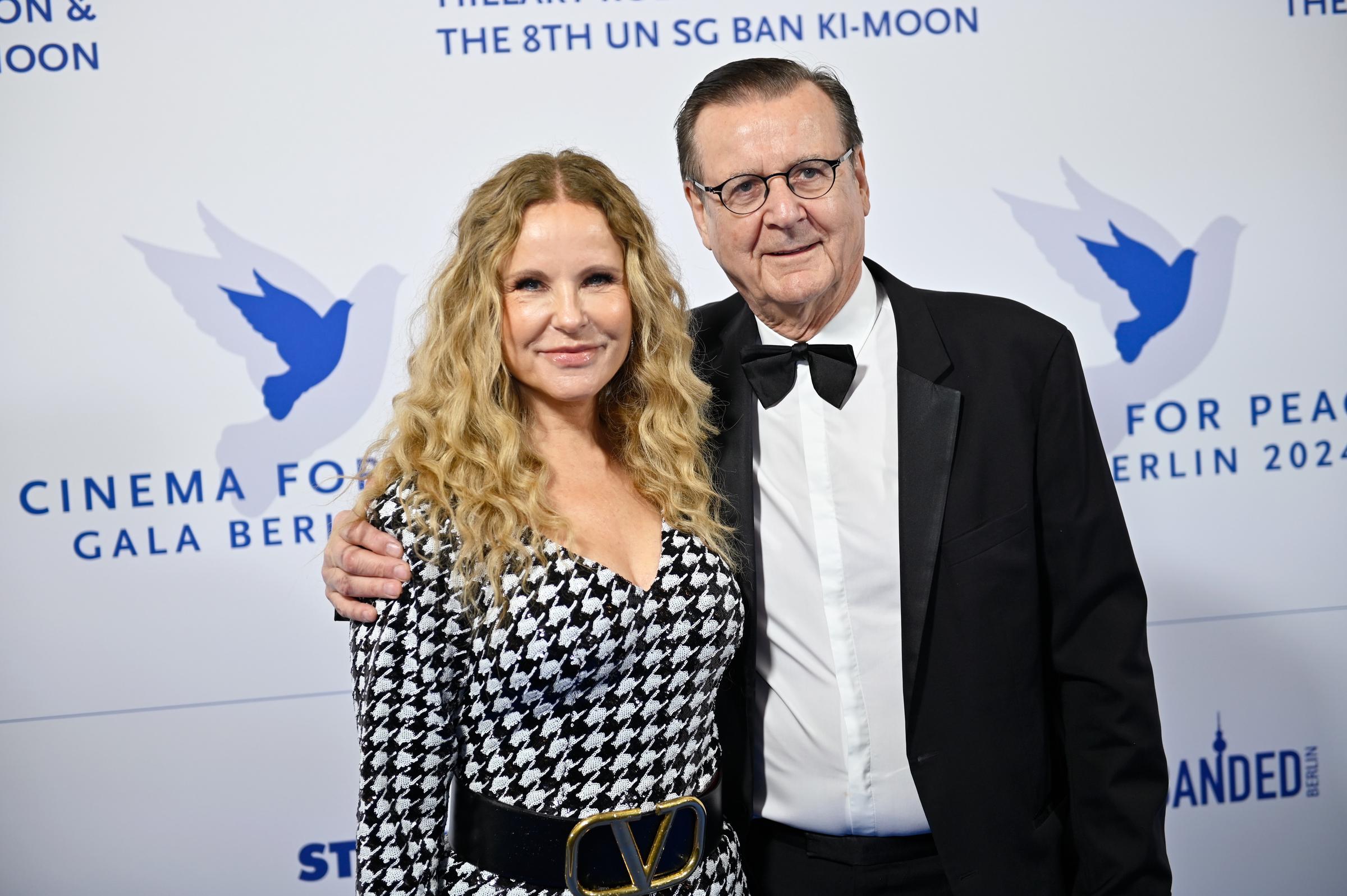 Burkard und Mahr 2024 bei der Cinema for Peace Gala in Berlin | Quelle: GettyImages