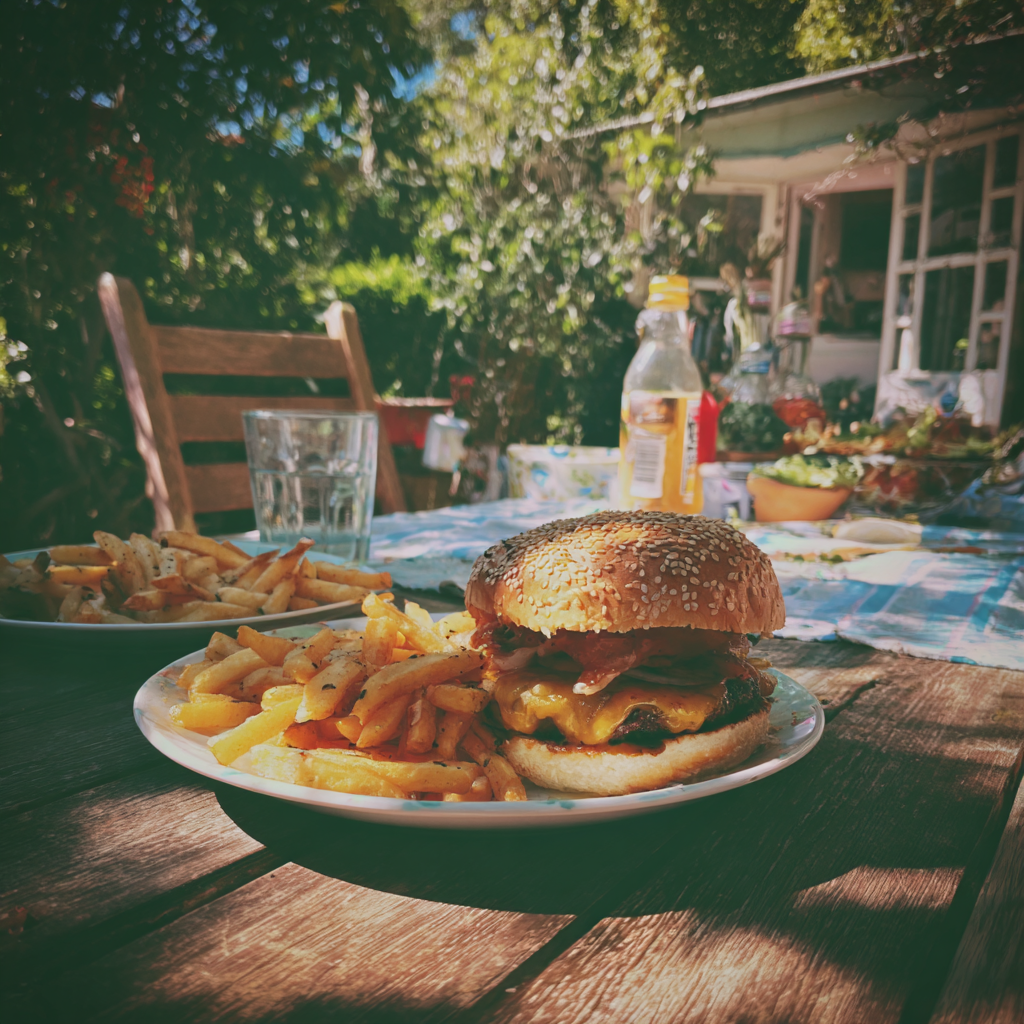 Essen auf einem Tisch | Quelle: Midjourney