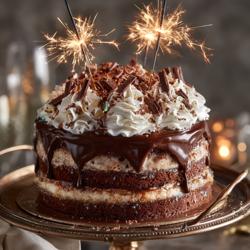 Ein dekadenter Kuchen | Quelle: Midjourney