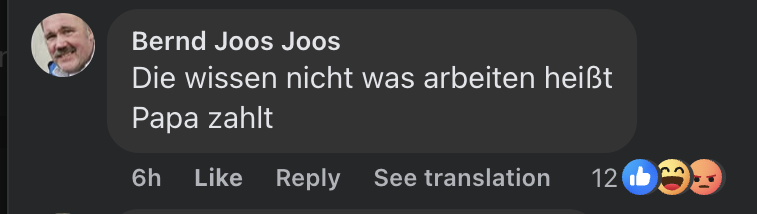 Ein Nutzer kritisiert die Schwestern | Quelle: Facebook/Promipool