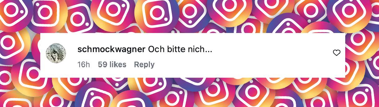 Instagram-Kommentar | Quelle: instagram.com/zdf.de