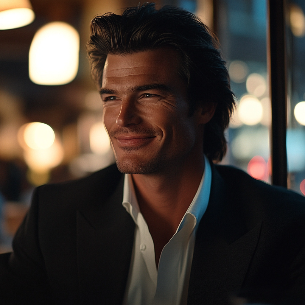 Ein Mann in einem Restaurant | Quelle: Midjourney