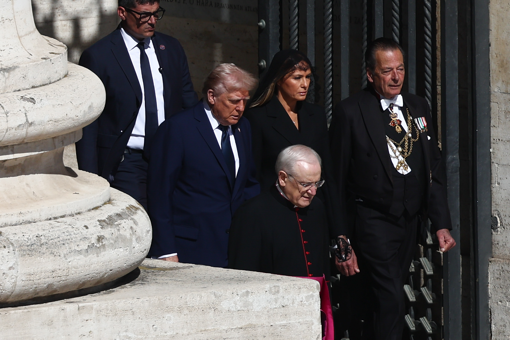Präsident Donald Trump und First Lady Melania Trump, fotografiert am 26. April 2025. | Quelle: Getty Images