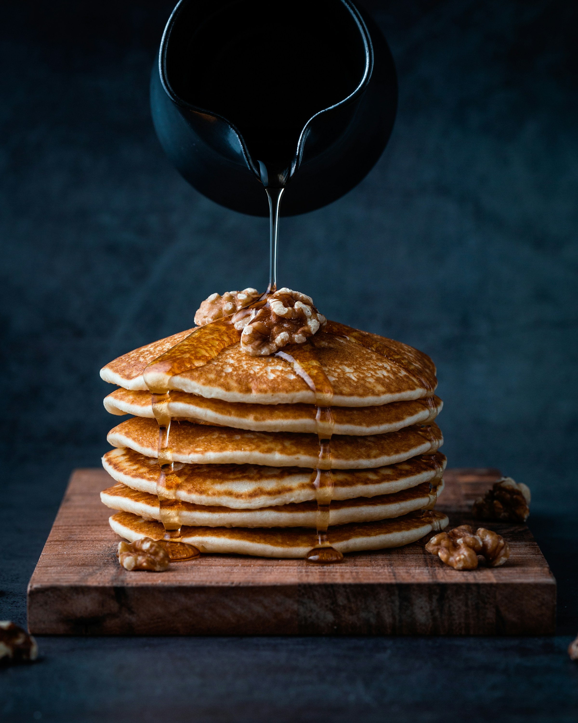 Pfannkuchen mit Sirup | Quelle: Unsplash