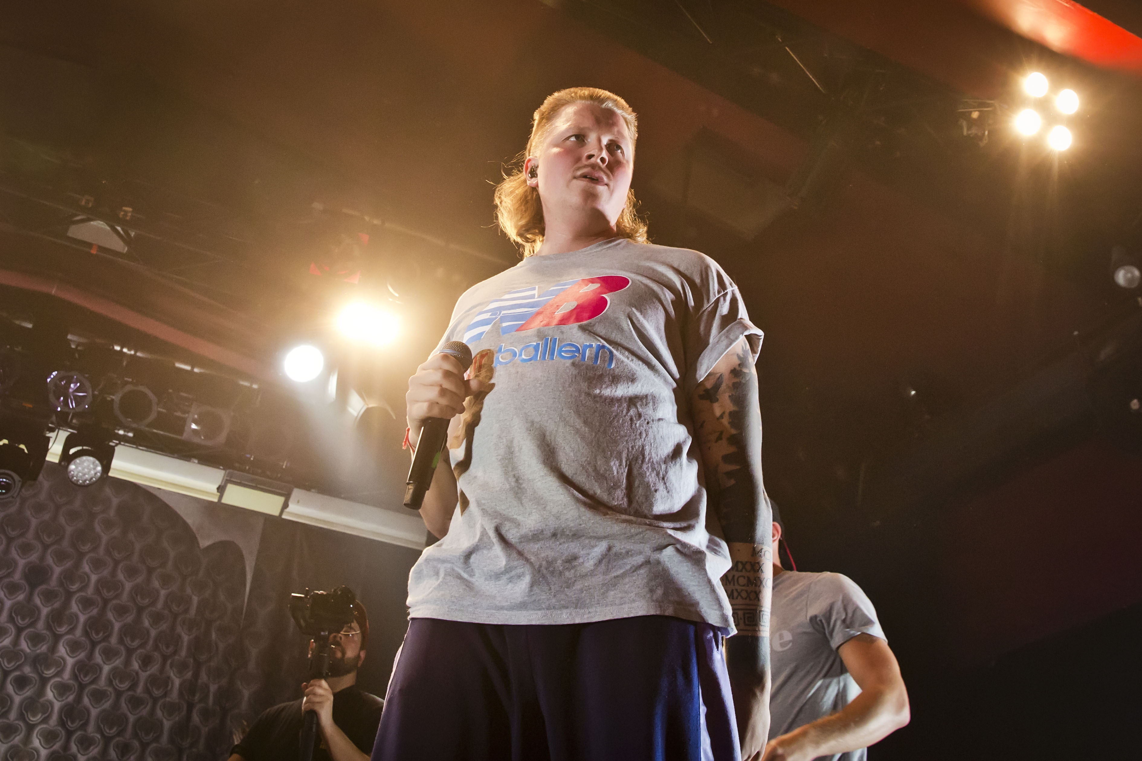 Finch Asozial bei einem Live-Auftritt im Heimathafen Neukölln am 19. Oktober 2019 in Berlin | Quelle: Getty Images