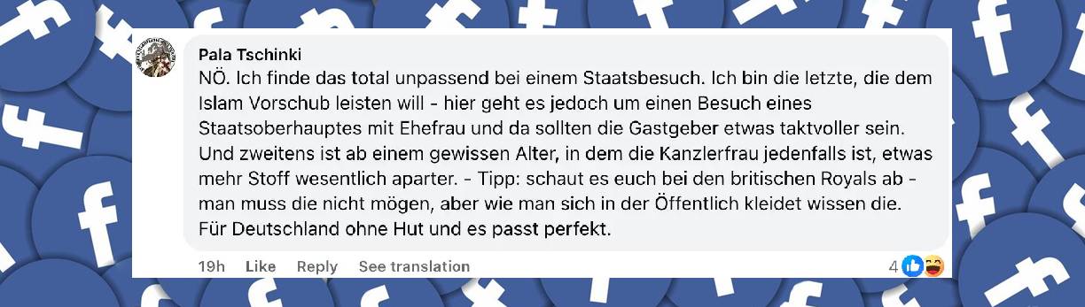 Nicht alle sind vom gewagten Look begeistert: Die Kommentarspalte zeigt sich gespalten. | Quelle: facebook.com/emma.magazin/posts/pfbid0MPztwaUtgw6XniXpc49swhAzRHM5d3w4W8Ga5KucPjQKn4vfoo2G3PjW1TXBjnd5l
