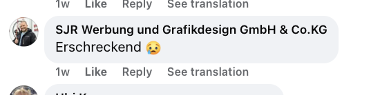 Kommentar auf Social Media | Quelle: Facebook / AmoMama Deutschland
