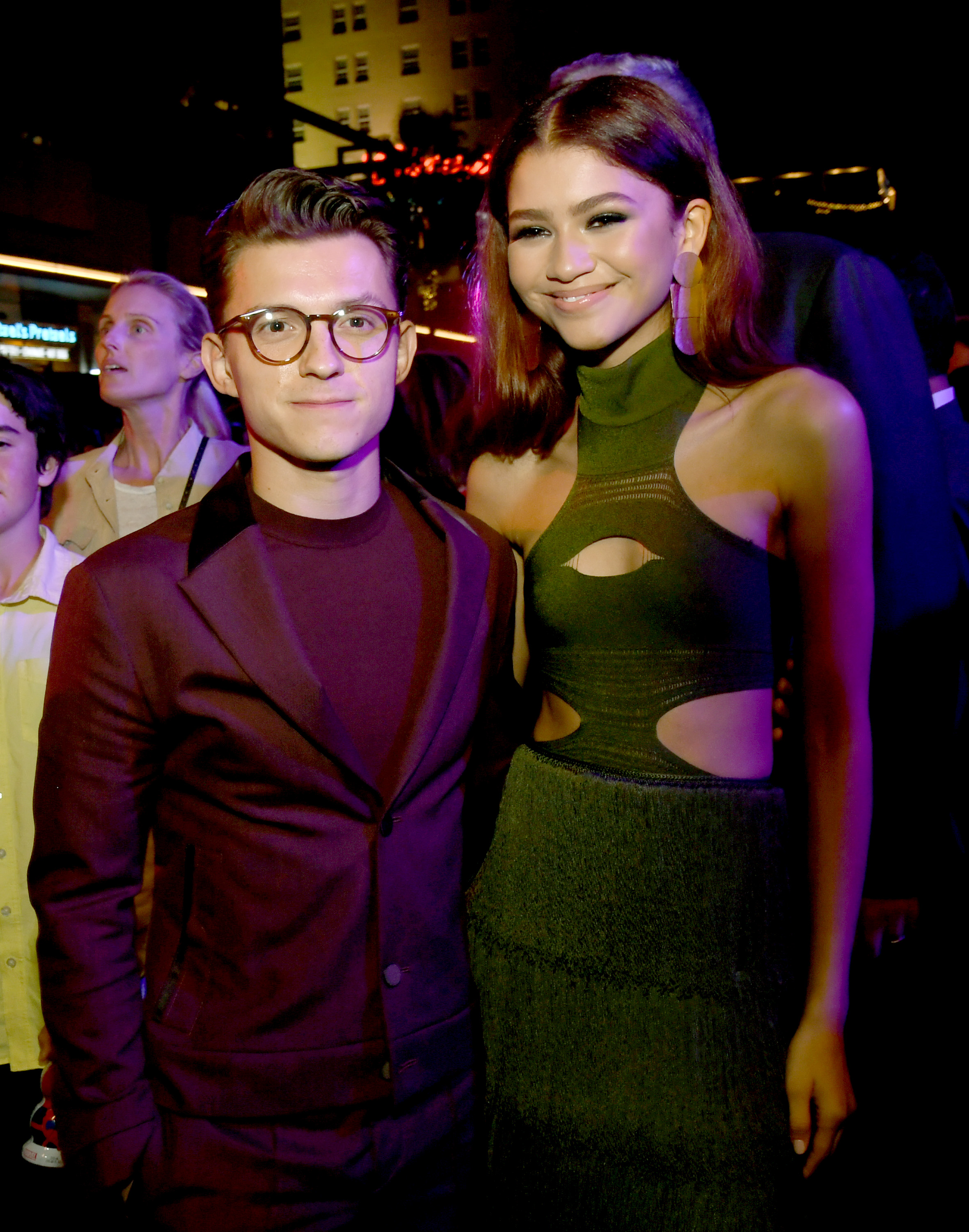 Tom Holland und Zendaya posieren auf der After-Party zur Premiere von Sony Pictures' „Spider-Man: Far From Home“ am 26. Juni 2019 in Hollywood, Kalifornien | Quelle: Getty Images
