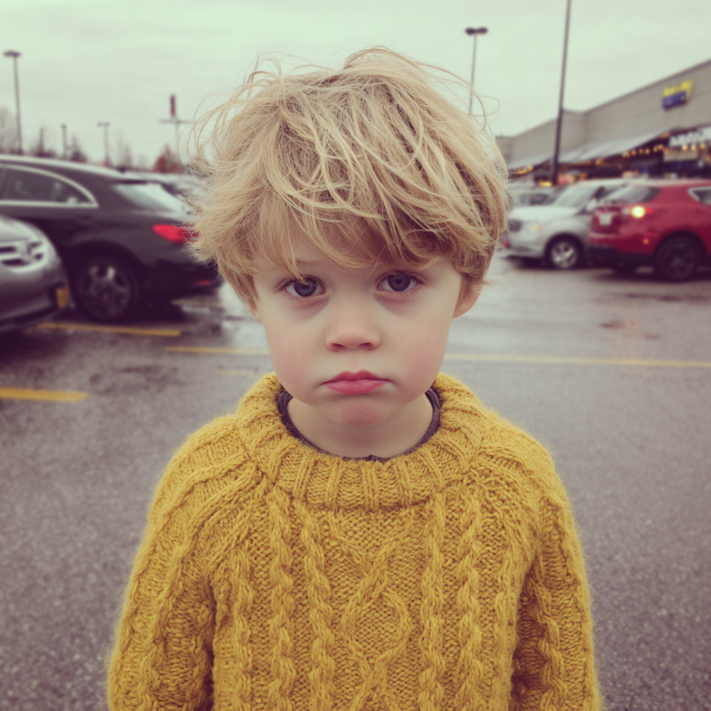 Eine Nahaufnahme eines kleinen Jungen | Quelle: Midjourney