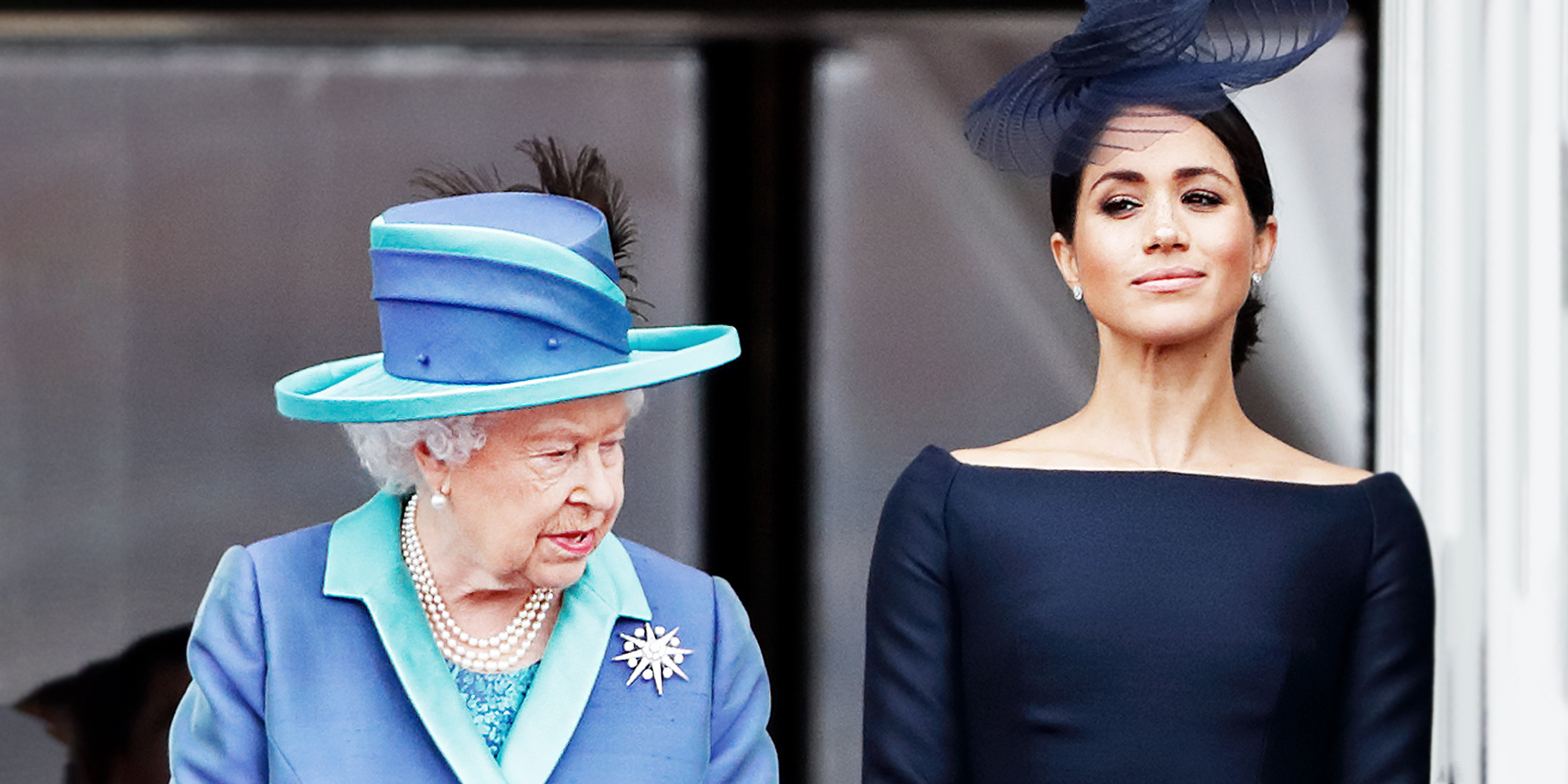 Königin Elizabeth II. und Meghan Markle | Quelle: Getty Images