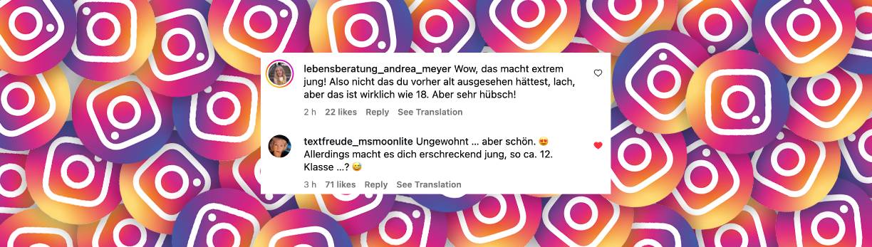 Nutzer kommentieren die neueste Frisur von Ricarda Lang | Quelle: Instagram/ricardalang