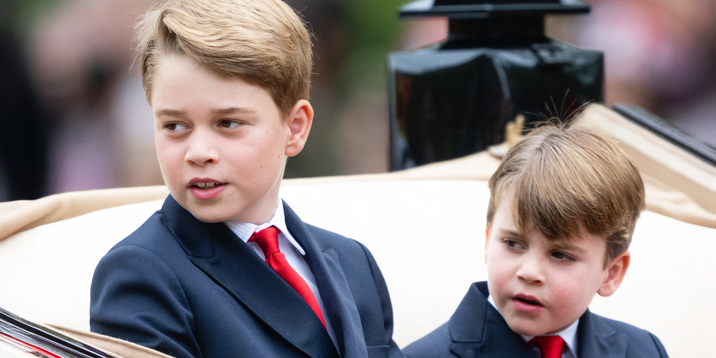 Prinz George und Prinz Louis. | Quelle: Getty Images