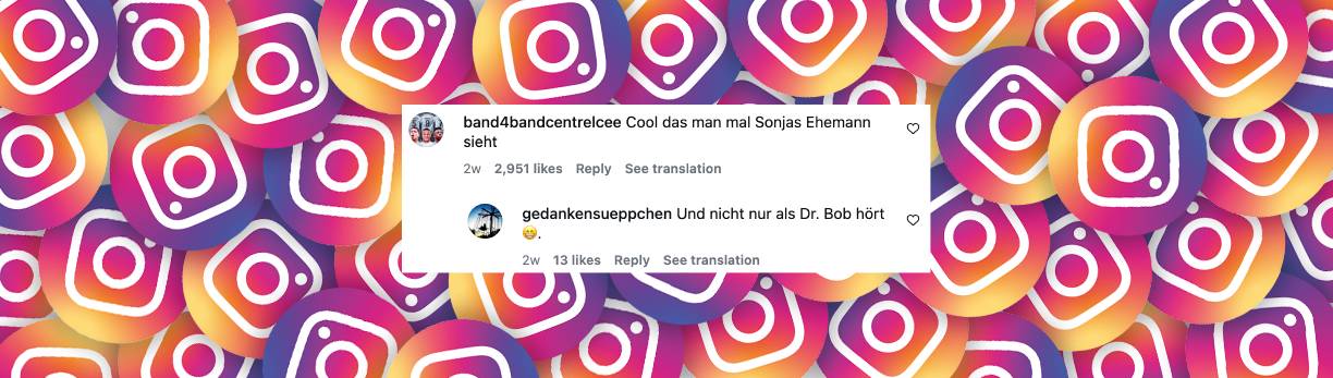 Nutzerkommentar | Quelle: Instagram/ichbineinstar.rtl