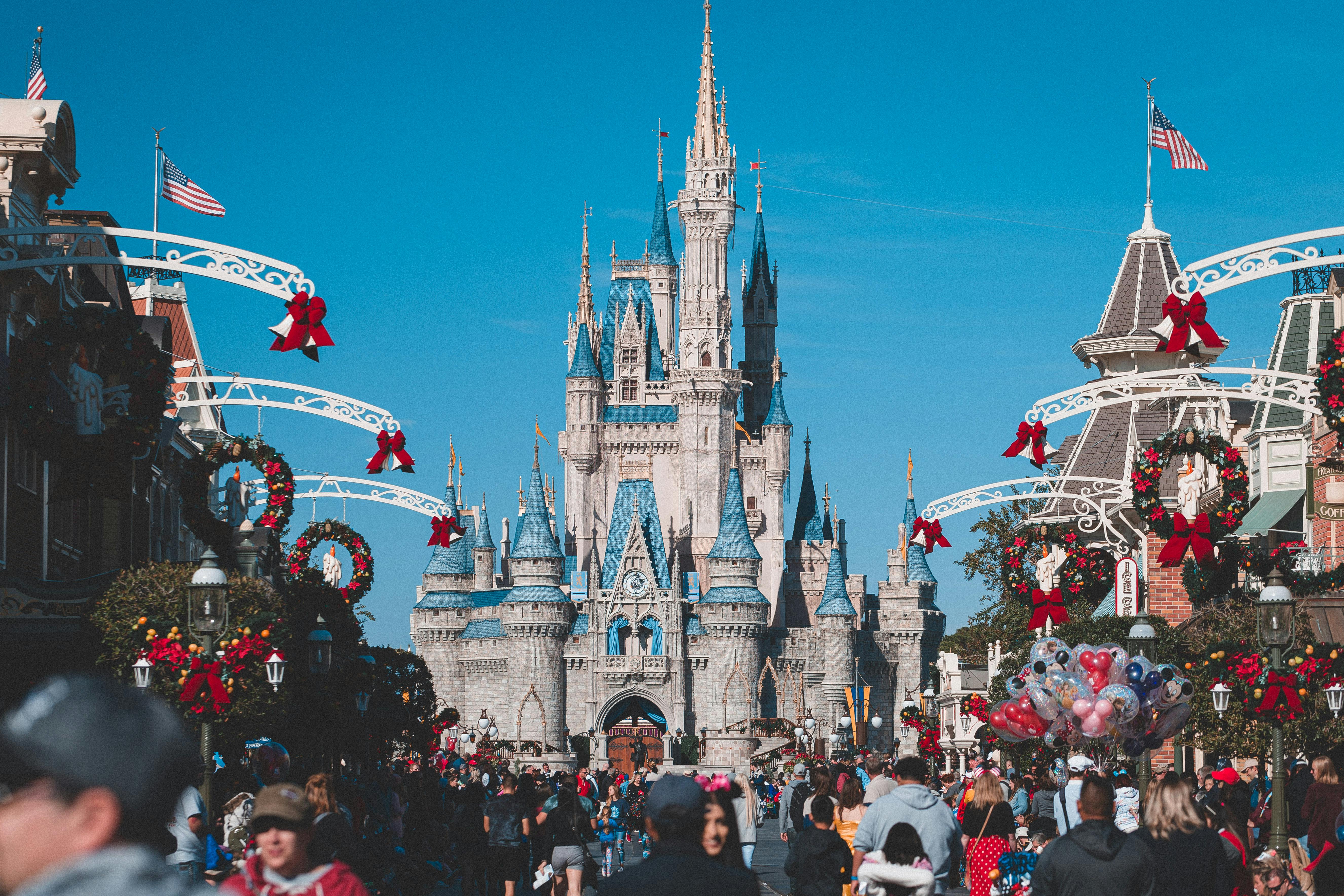 Eine Menschenmenge bei Disney | Quelle: Pexels
