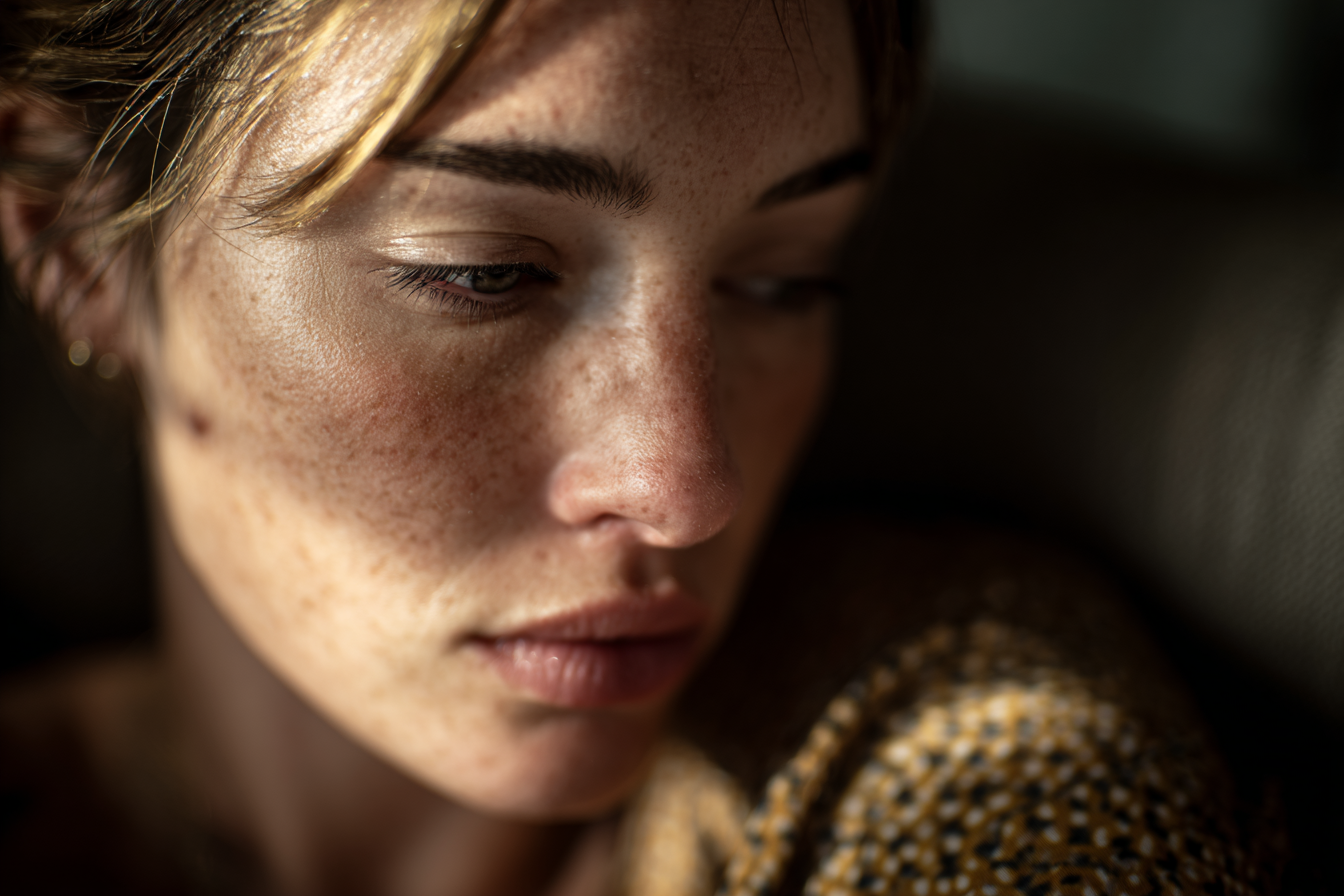 Eine aufgebrachte Frau | Quelle: Midjourney