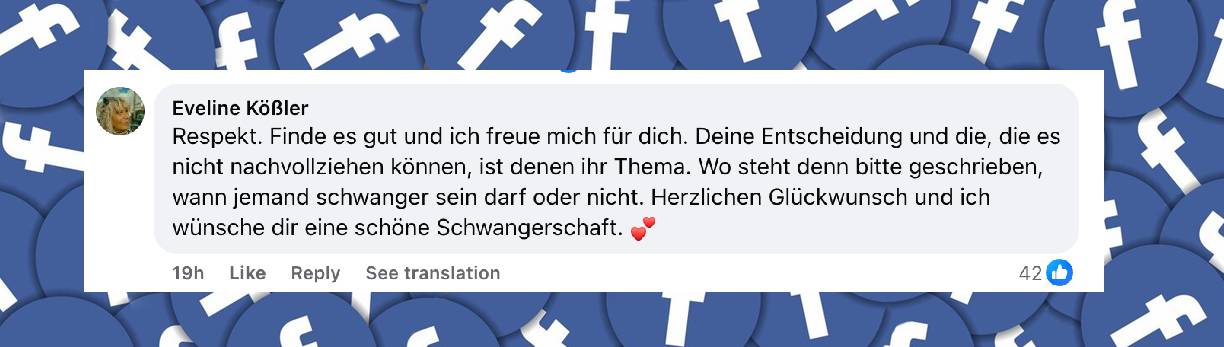 Fan-Kommentar | Quelle: facebook.com/search/top/?q=Jeanette%20Biedermann