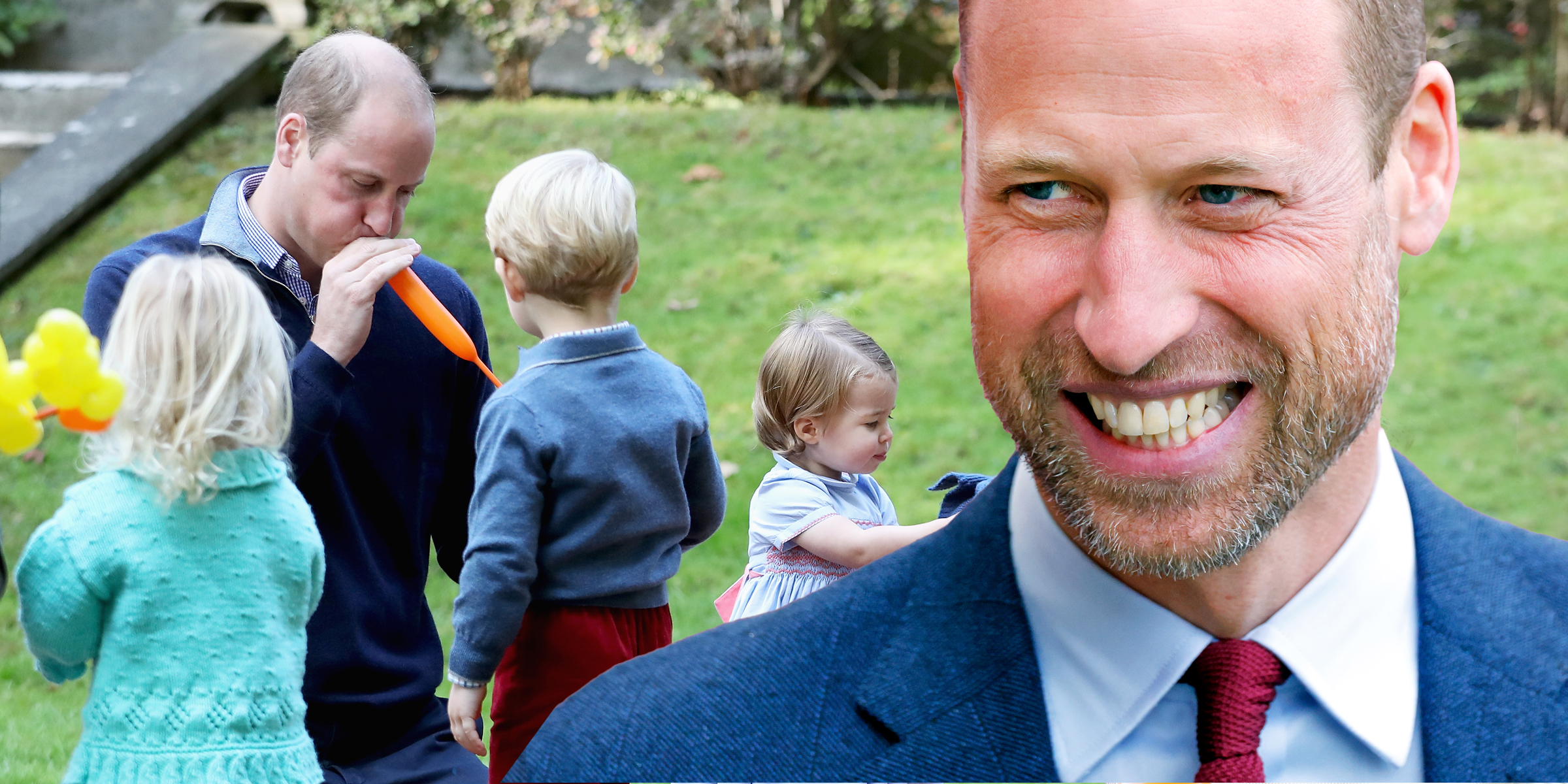 Prinz William und Kinder am Spielen | Prinz William | Quelle: Getty Images