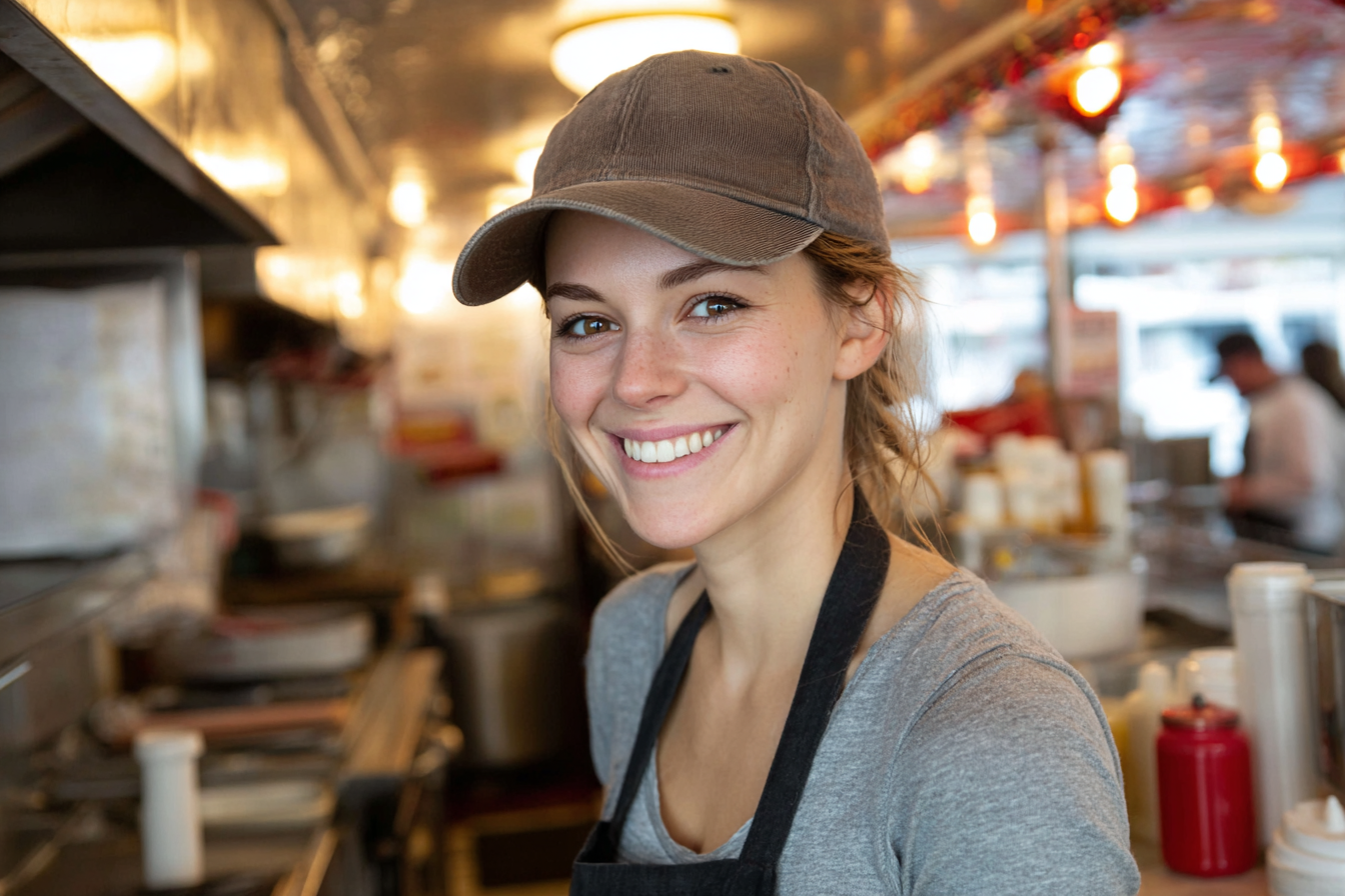 Eine Frau, die in einem lokalen Diner arbeitet | Quelle: Midjourney