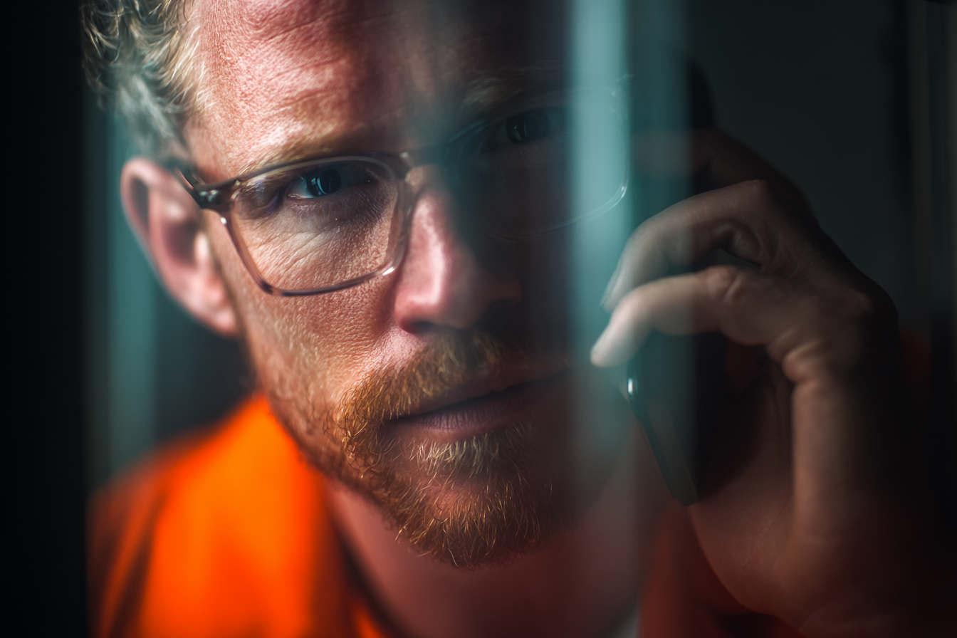 Ein Mann spricht am Telefon | Quelle: Midjourney