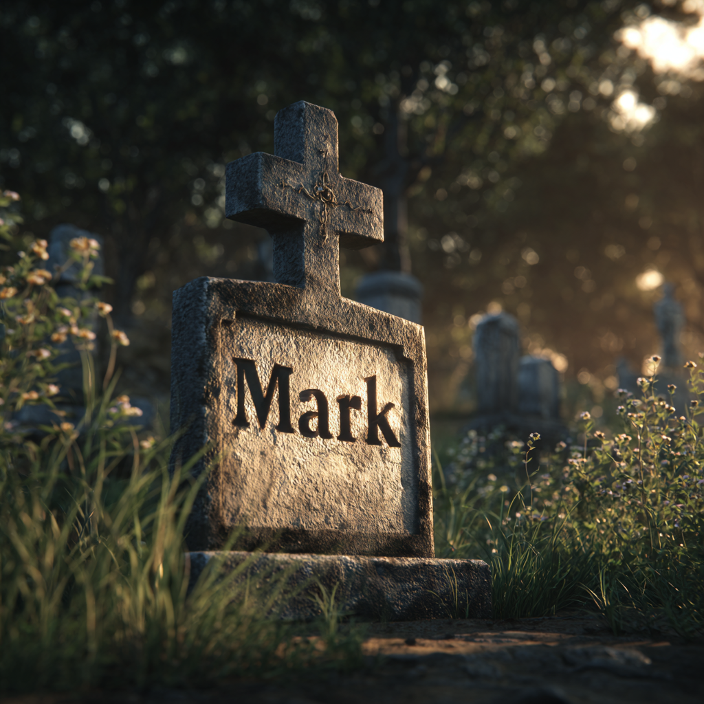 Nahaufnahme eines Grabes | Quelle: Midjourney