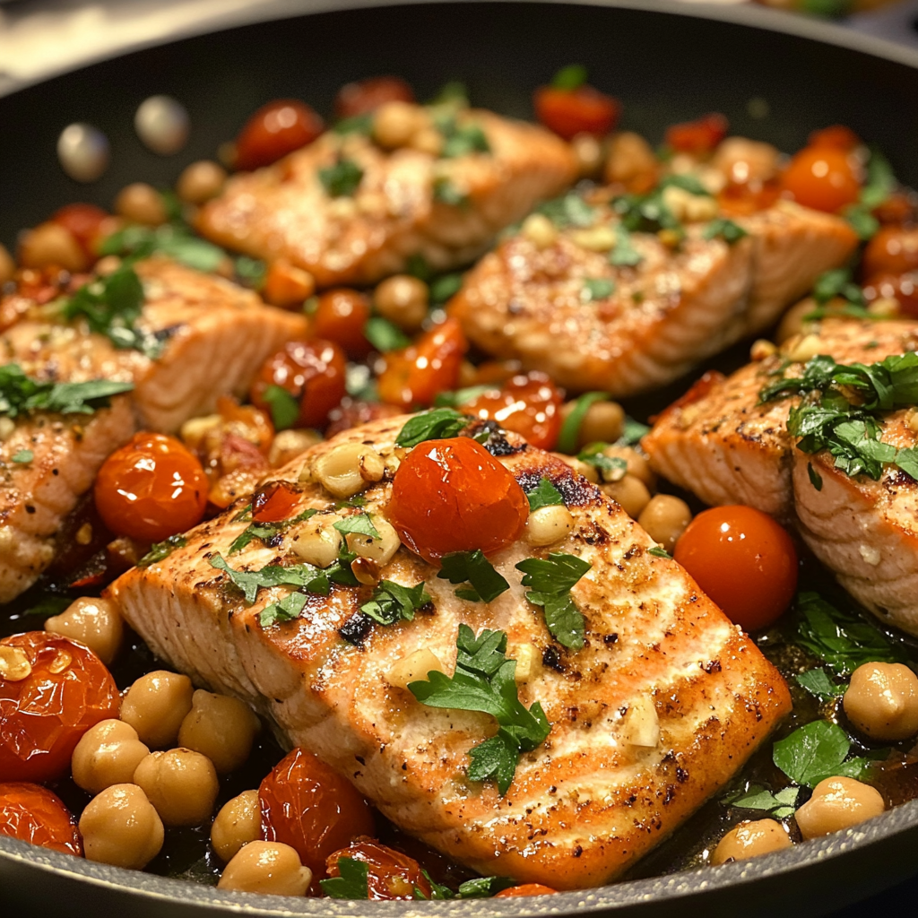 Eine Pfanne mit leckerem Essen | Quelle: Midjourney