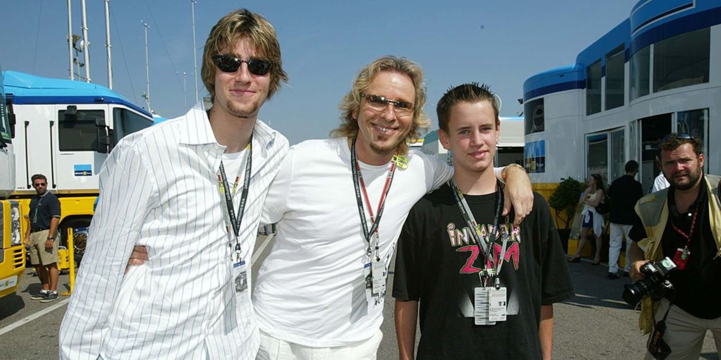 Thomas Gottschalk, Tristan und Roman | Quelle: Getty Images
