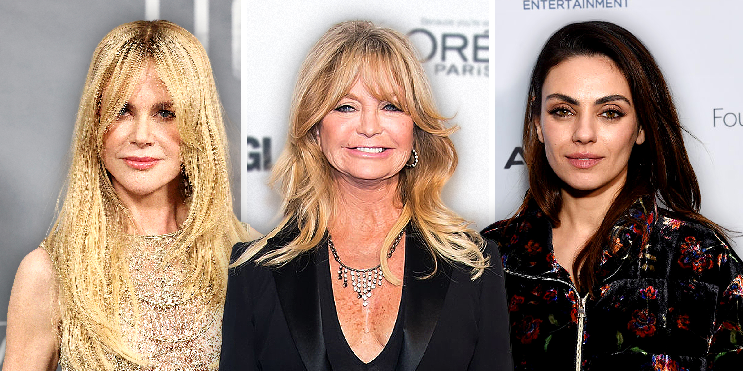 Nicole Kidman, Mila Kunis und Goldie Hawn | Quelle: Getty Images