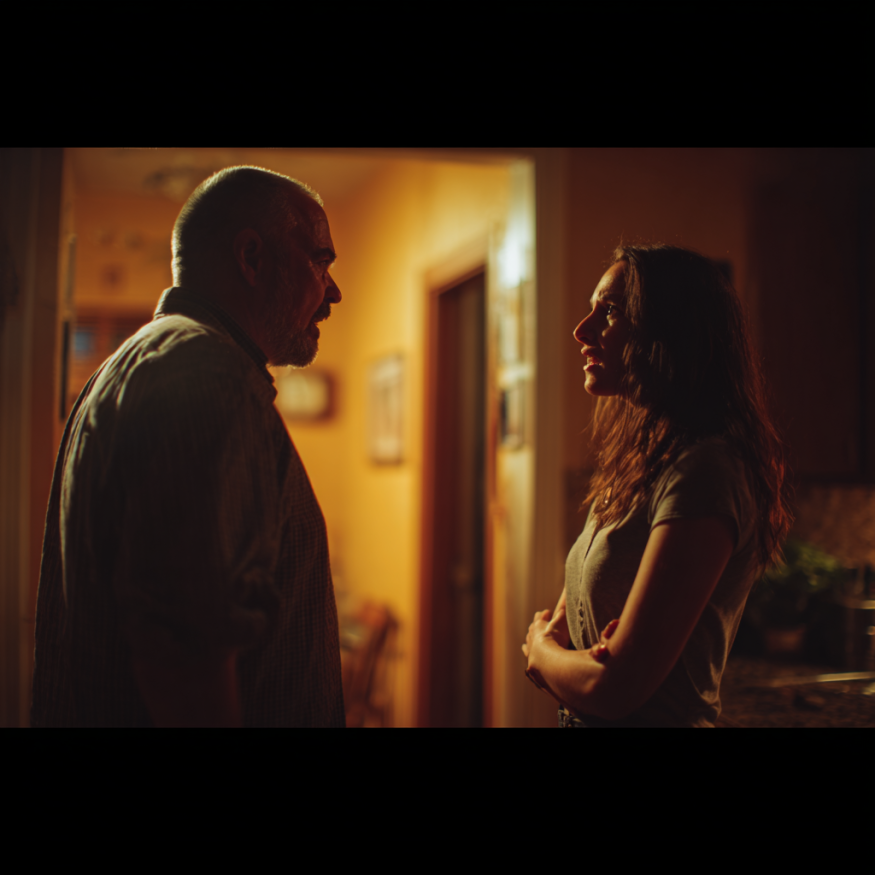 Ein Mann und eine Frau, die sich streiten | Quelle: Midjourney