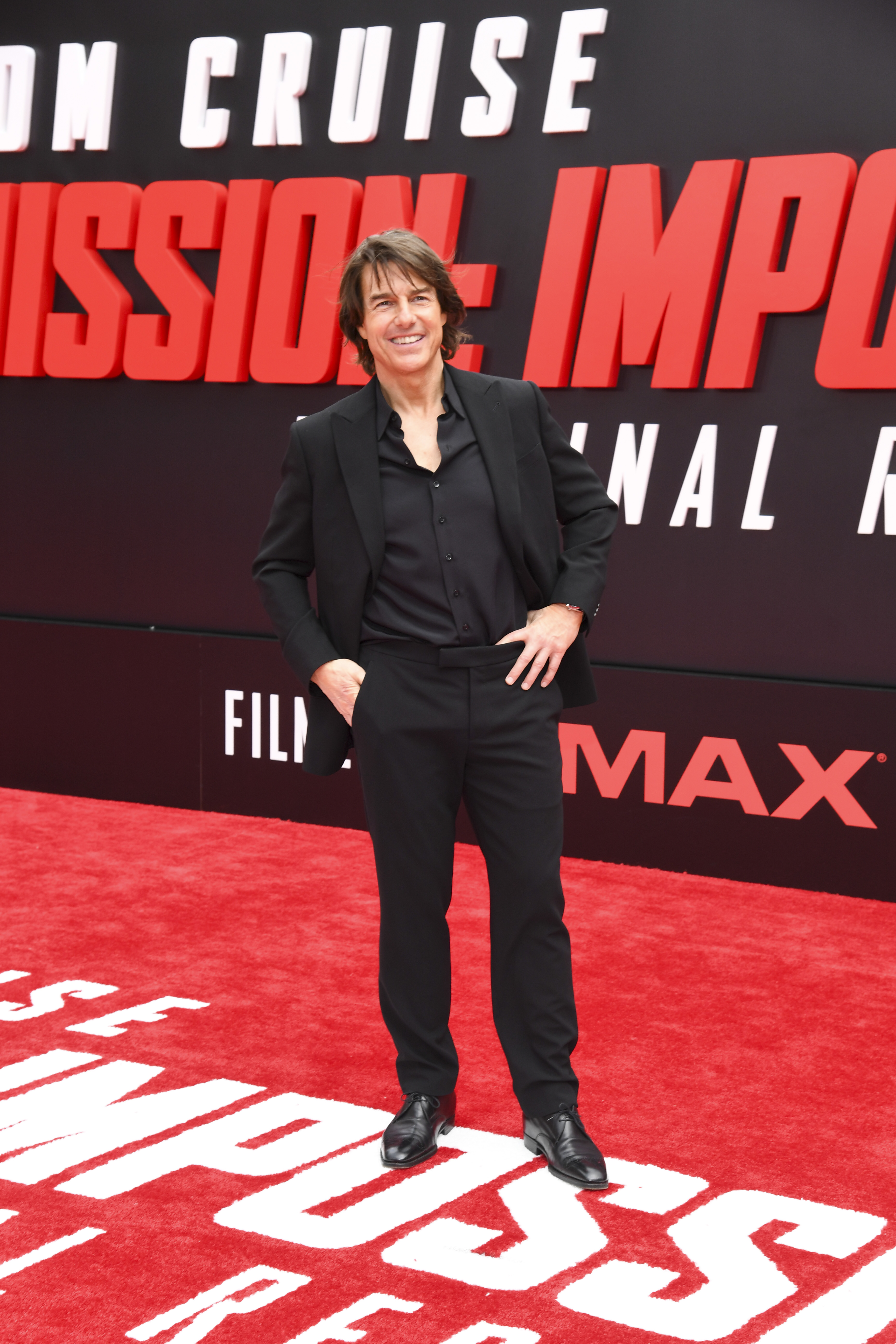 Tom Cruise kommt zur Premiere von "Mission: Impossible – The Final Reckoning" im Lincoln Center Plaza in New York am 18. Mai 2025 | Quelle: Getty Images