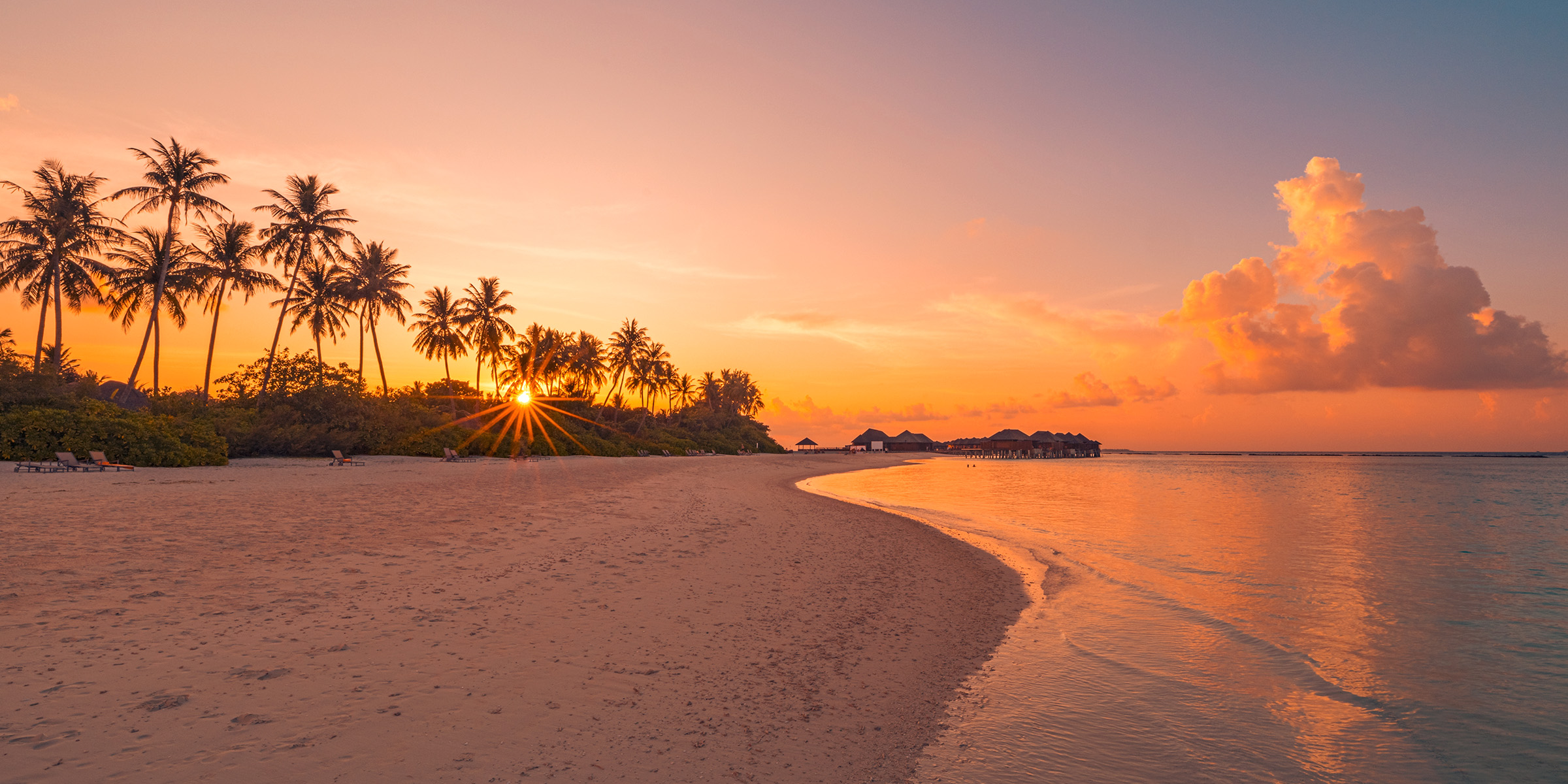 Ein wunderschöner Sonnenuntergang am Strand | Quelle: Shutterstock