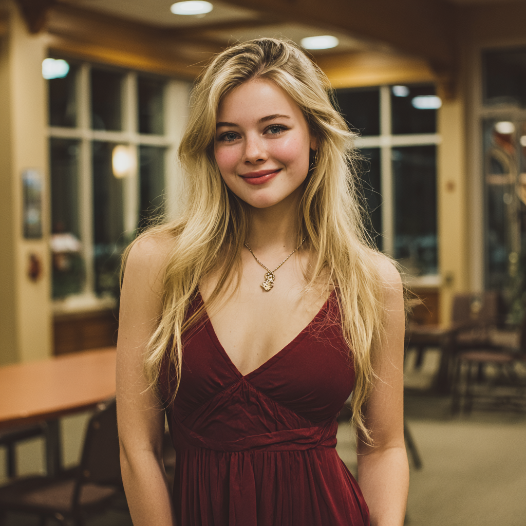 Eine lächelnde junge Frau | Quelle: Midjourney