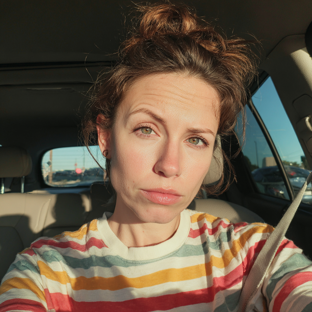 Eine Frau am Steuer eines Autos | Quelle: Midjourney