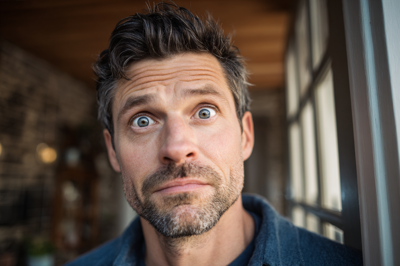 Ein Mann, der geradeaus schaut | Quelle: Midjourney