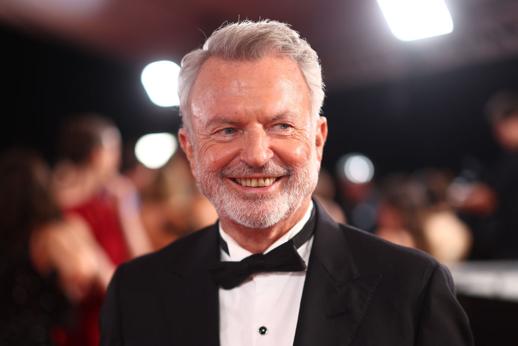 Sam Neill nimmt am 7. Februar 2025 an den von der Foxtel Group präsentierten AACTA Awards 2025 im HOTA (Home of the Arts) in Gold Coast, Australien, teil. | Quelle: Getty Images