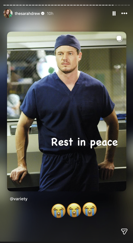 Screenshot einer Story | Quelle: Instagram/thesarahdrew