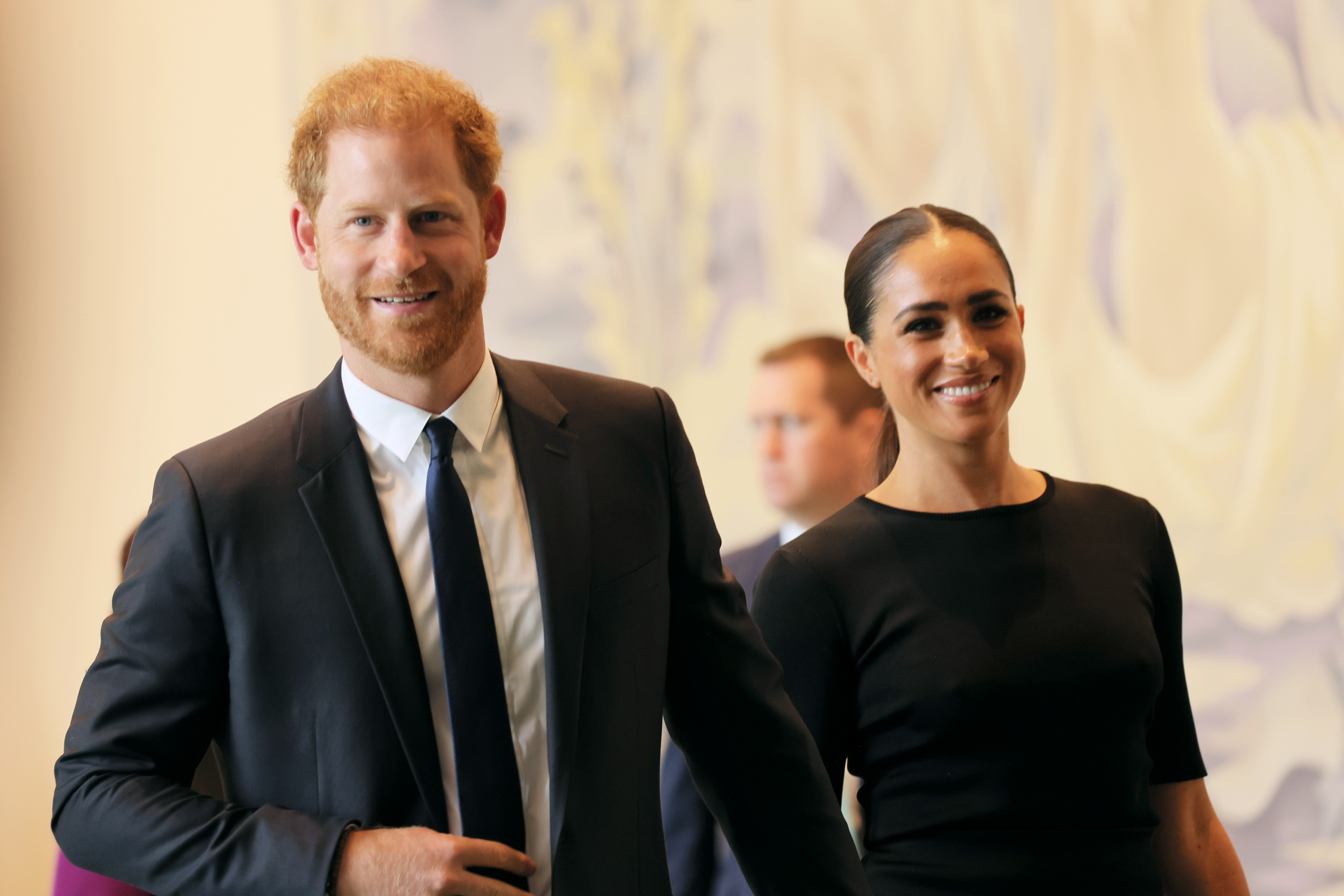 Prinz Harry und Meghan Markle am 18. Juli 2022 in New York City | Quelle: Getty Images