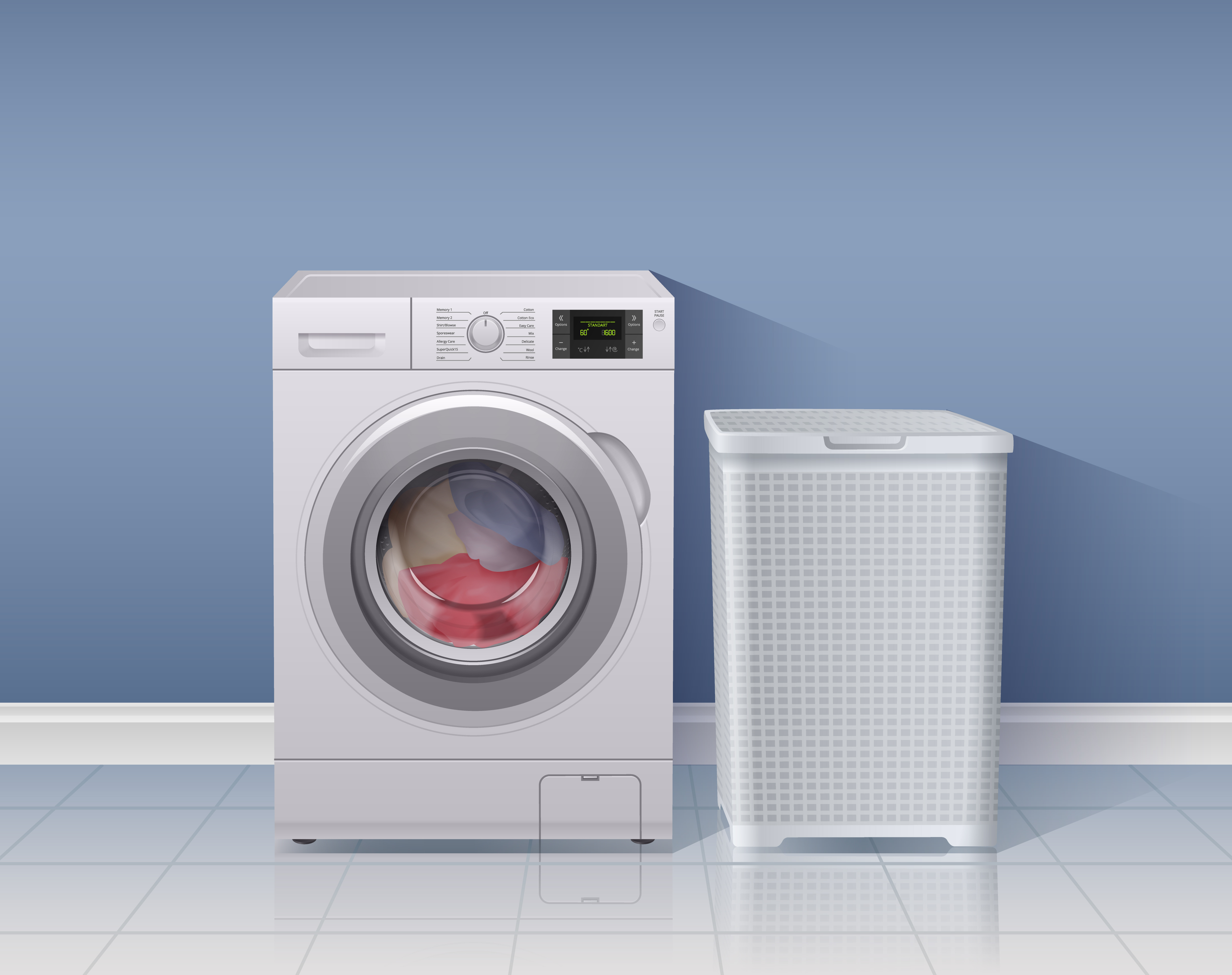 Eine Waschmaschine | Quelle: Freepik