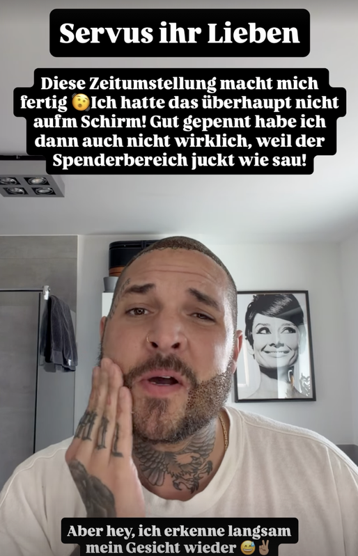 Screenshot aus Zico Banachs Story | Quelle: Instagram/zicoriccardo