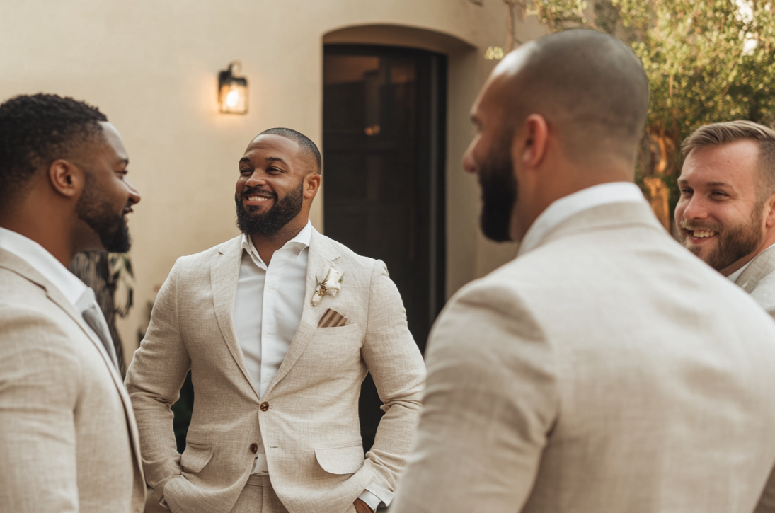 Männer in Anzügen | Quelle: Midjourney