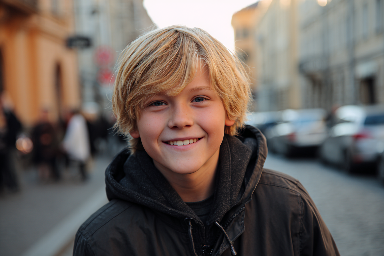 Ein lächelnder kleiner Junge | Quelle: Midjourney